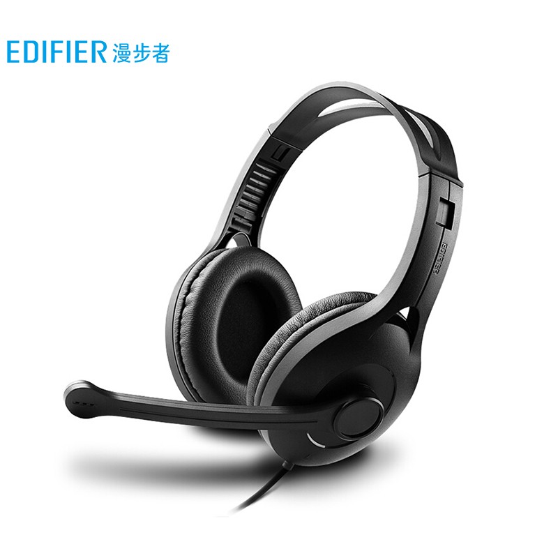 漫步者 (EDIFIER) USB K800 电脑耳麦 头戴式电脑耳机 黑色 XTGM202303280915010